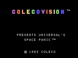 Space Panic screenshot 3 for Colecovision